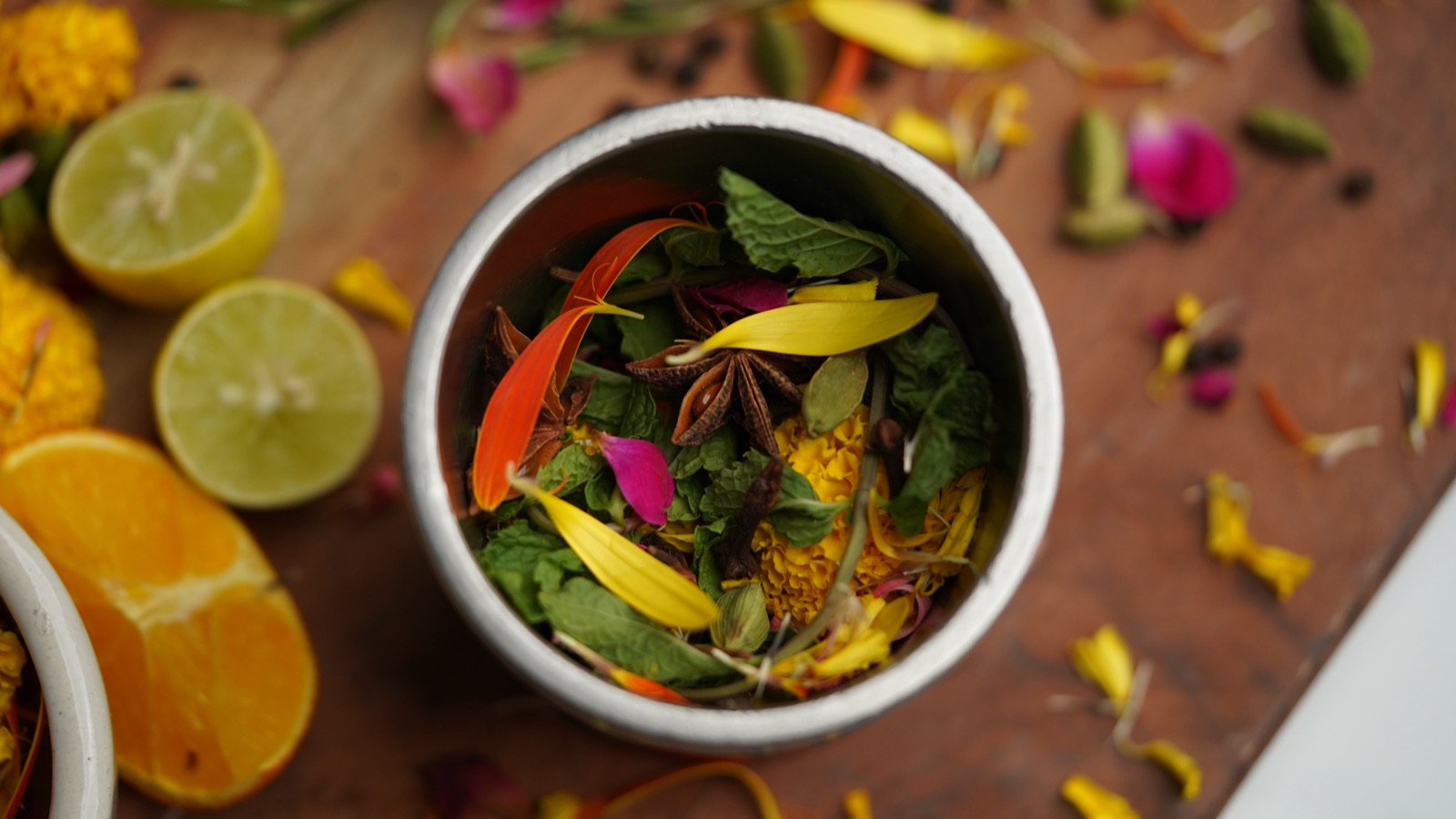 Product shoot for UK-based herbal e-commerce brand